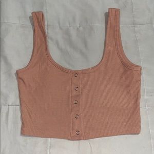 Pink crop top from Pacsun